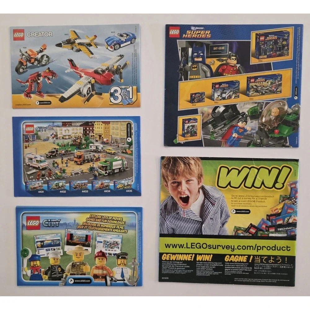 Lego 4440 City-Instructional Manual #1, 2, 3, 4, & 5. Great Condition